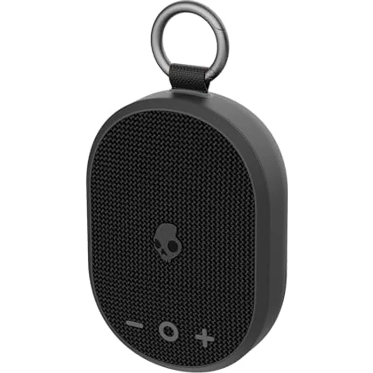 Skullcandy Kilo Compact Wireless Speaker, Bluetooth Lautsprecher mit 24h Akku, wasserdicht IPX7, schwarz