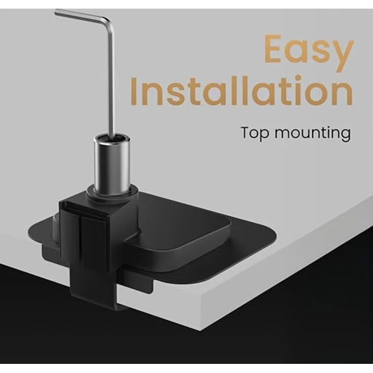 BenQ Universal-Monitorarm, Tischhalterung für 45" Monitore, höhenverstellbar und neigbar, Schwarz – Bild 6