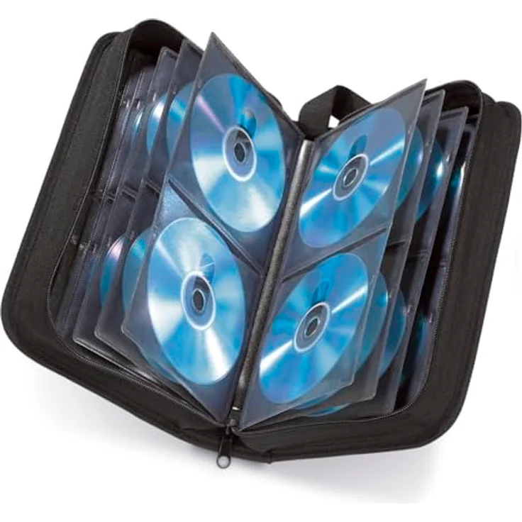 Hama CD-/DVD-/Blu-ray-Tasche 104 schwarz – Bild 3