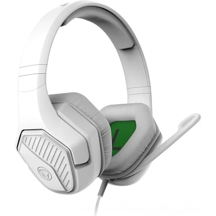 Snakebyte Headset Base X - Weiß, Offiziell Lizenziertes, Kabelgebundenes Headset für Xbox Series S|X & Xbox One, Starker 50MM Audio-Treiber