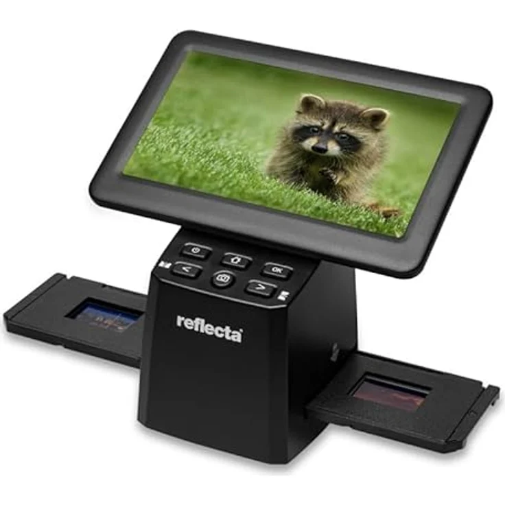 REFLECTA x44-Scan Diascanner, 16 Megapixel CMOS-Sensor, brillante Farbwiedergabe, IPS-Display, Schwarz – Bild 2