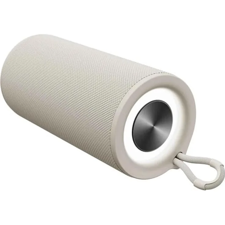 defunc BEAT 15, Tragbarer Bluetooth Lautsprecher 15W mit IPX7 Wasserschutz, beige