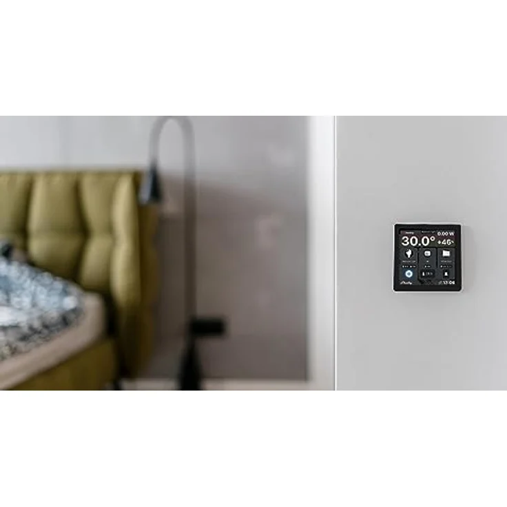Shelly Wall Display | Wlan & Bluetooth Ein intelligentes Bedienfeld mit integriertem 5-A-Schalter und Farbdisplay | Hausautomation | Leistungsüberwachung | iOS Android App | Feuchtigkeits LUX-Sensoren – Bild 4