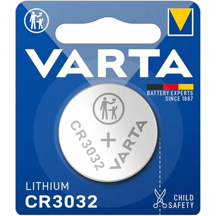 Varta Knopfzelle CR 3032, 3V Lithium Coin mit 5500 mAh, Blisterpackung – Bild 2