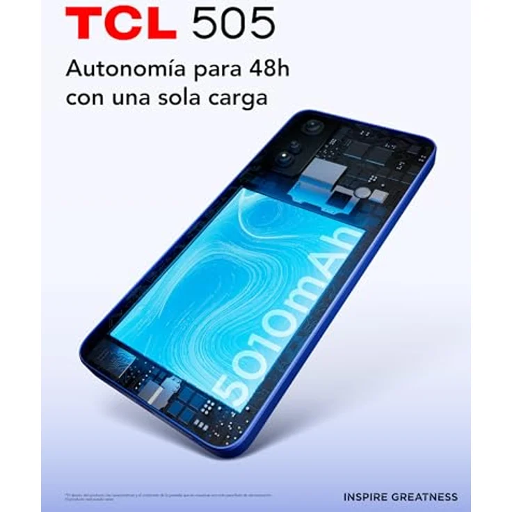 TCL 505 (128 GB, Space Gray, 6.75", 50 Mpx, 4G), Smartphone, Grau – Bild 9