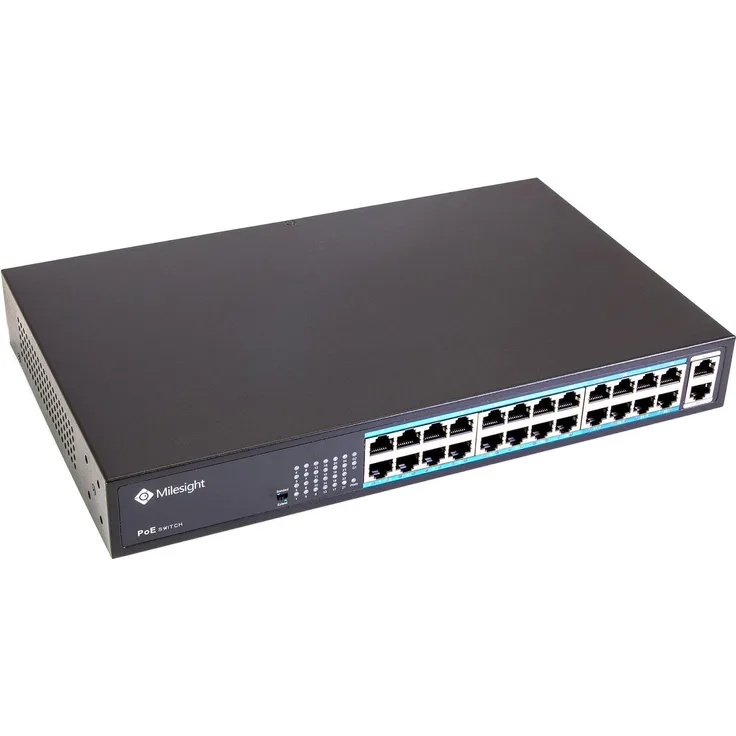 Milesight MS-S0224-GL, Industrial POE Switch mit mehreren Ports für Netzwerkanwendungen