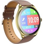 COFI 1453 Elegante Watch mit Anruffunktion in Gold - Multifunktionale wasserdichte Smartwatch