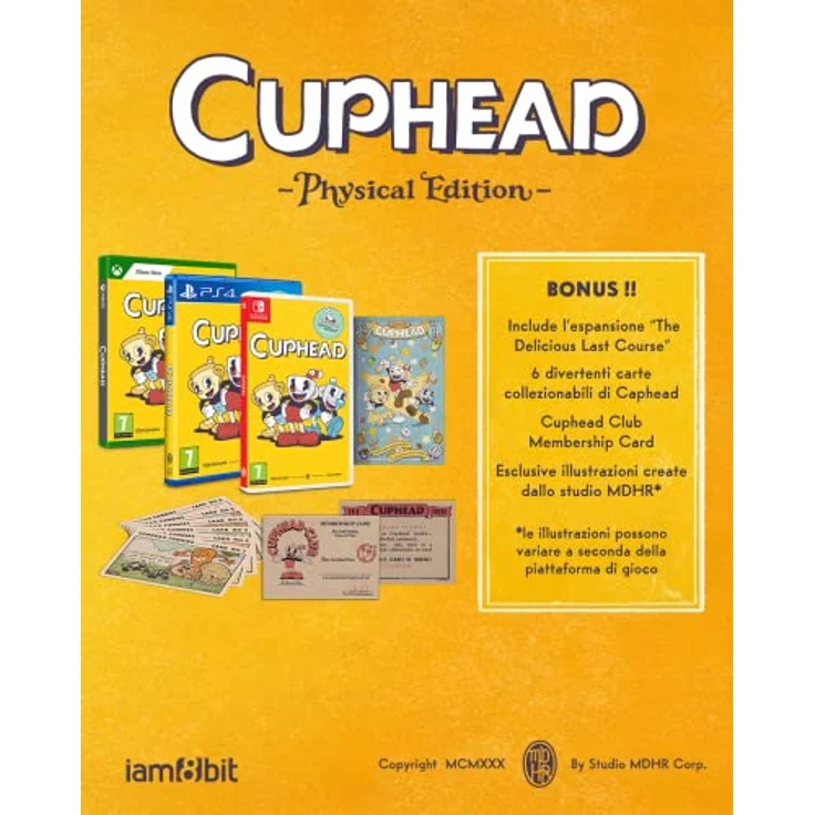 Skybound Games Cuphead, Xbox One-Spiel im Retro-Stil mit handgezeichnetem Grafikdesign – Bild 3