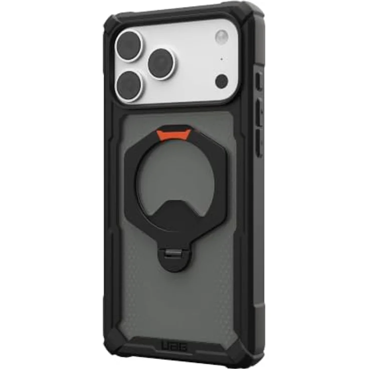 UAG Plasma XTE 360 MagSafe, Handyhülle mit 360° drehbarem Kickstand, verstärkten TPU-Stoßfängern und Fallschutz für iPhone 18 Pro Max/17 Pro Max, black/orange – Bild 5