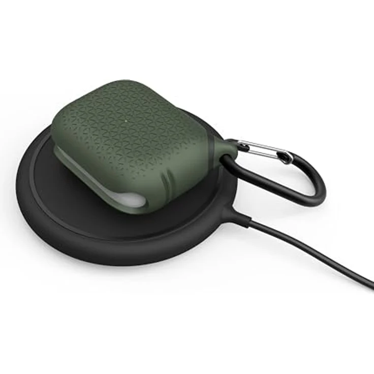Catalyst Waterproof Case Special Edition für AirPods Pro, IP67 Schutzhülle in Army Green mit Fallschutz und Karabinerclip – Bild 3