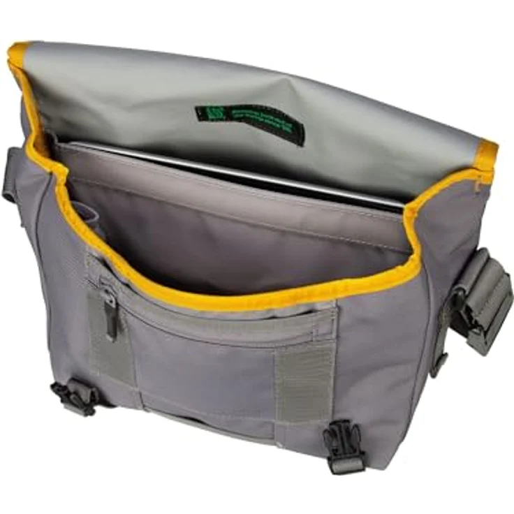 Timbuk2 Classic Messenger XS, Mini Laptoptasche mit Organizer und Flaschenhalter, Grau – Bild 4