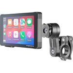 Interphone Ridesync, Kabelloses Motorrad-Display mit 5,5 Zoll Touchscreen, IP66 wasserdicht, Quiklox-Befestigung, schwarz