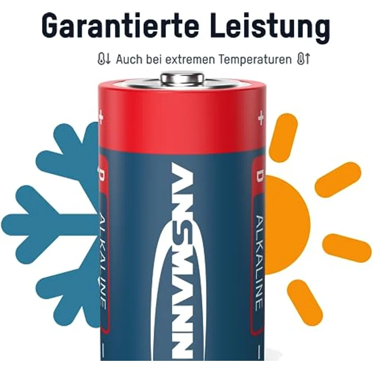 ANSMANN Batterien Mono D LR20 4 Stück 1,5V - Alkaline Batterie langlebig & auslaufsicher - Ideal für Spielzeug, LED Taschenlampe, Radio, Modellbau uvm – Bild 4