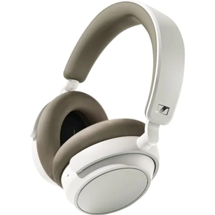 Sennheiser ACCENTUM Plus Wireless Bluetooth Kopfhörer – optimale Klangqualität mit Schnellladefunktion, 50 Stunden Akkulaufzeit und Adaptive Hybrid ANC – Weiß – Bild 1