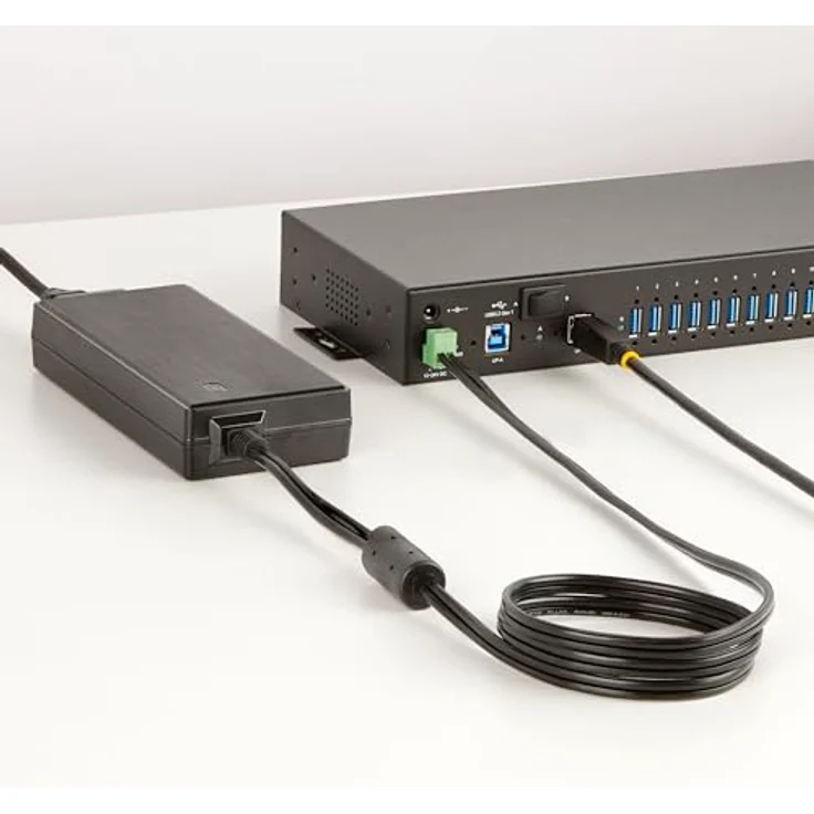 StarTech.com 160W-POWER-ADAPTER Adapter und Wechselrichter Intern 158,4 W Schwarz, Hochleistungs-Universalnetzteil mit 24V/6,6A (158,4W) und internationalem Stromkabel-Set – Bild 8