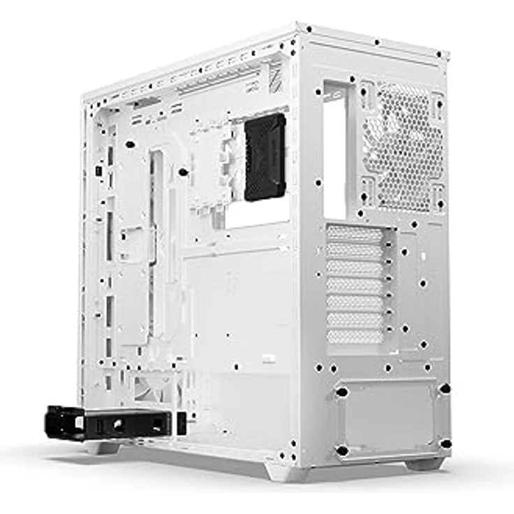 be quiet! Shadow Base 800 FX White PC-Gehäuse, Light Wings White 140mm PWM Lüfter, ARGB-Beleuchtung, USB 3.2 Gen. 2 Type C, maximaler Airflow, E-ATX Mainboard, 420mm Radiatoren, Glasseitenteil, BGW64 – Bild 5