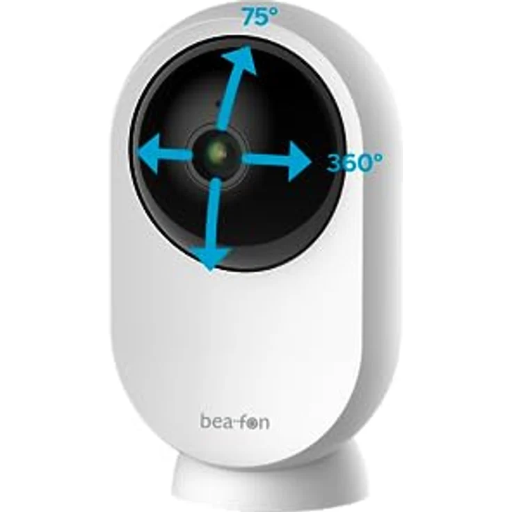 bea-fon/Smart Home/Tracer 2T/ Überwachungskamera/ 360°Grad steuerbare Kamera für dem Innenbereich/Intelligent Tracking/Sicherheitskamera für den Innenbereich/3MP Super HD – Bild 2
