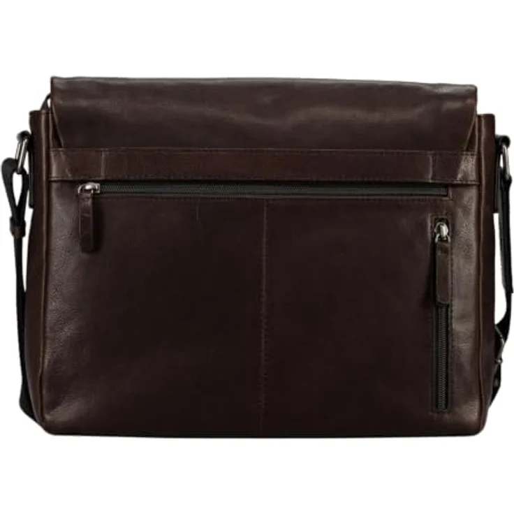 Jost Glasgow Aktentasche Leder mit RFID Schutz, 34 cm Laptopfach, braun – Bild 3