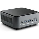 CSL Narrow Box Premium, Mini-PC mit Intel N200, 16 GB RAM, 500 GB SSD, Intel UHD Graphics, Schwarz
