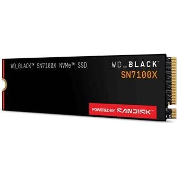 SANDISK WD Black SN7100X, 2 TB M.2 2280 NVMe SSD für Gaming und kreative Anwendungen, PCIe Gen4