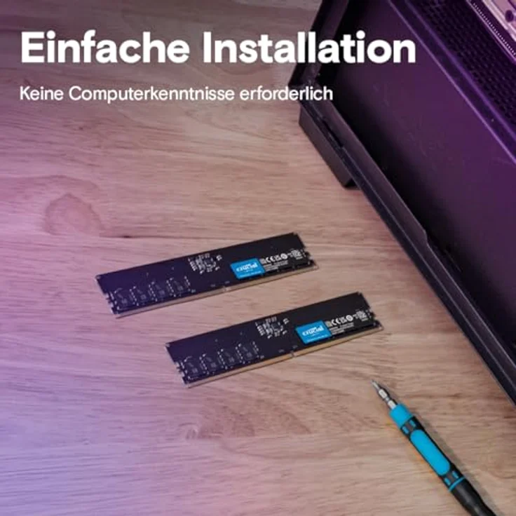 Crucial - DDR5 - Kit - 32 GB: 2 x 16 GB - DIMM 288-PIN - 4800 MHz - PC5-38400 - Preisvergleich – Bild 6