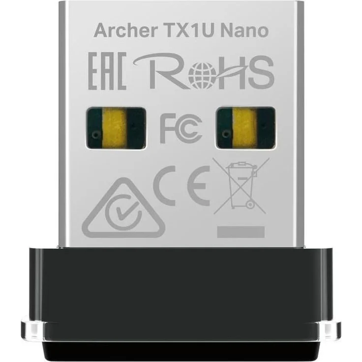 TP-Link AX300 Nano Wi-Fi 6 USB-WLAN-Adapter, blitzschnelle Verbindung, kompakt und treiberlos