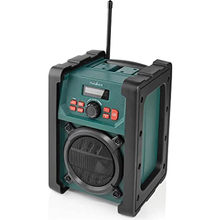 Nedis DAB+ Radio | Tisch Ausführumg | Bluetooth | 15 W | IP65 | Tragegriff | Grün/Schwarz – Bild 1