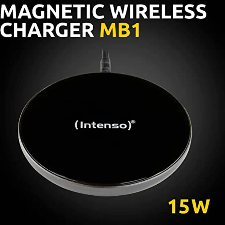 Intenso Magnetic Wireless Charger MB1 schwarz inkl. 30W PD Adapter – Bild 2
