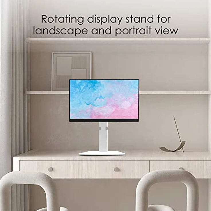 Desire2 Monitor Arm Desk Mount, höhenverstellbare Monitor Halterung mit hydraulischem Lift, kompatibel mit VESA, 35.43", Weiß – Bild 6