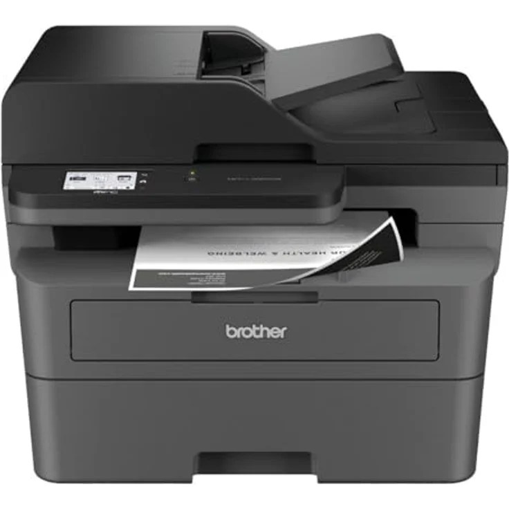 Brother MFC-L2862DW, Multifunktionsdrucker in mehrfarbig mit kompakten Maßen (58 x 51,5 x 43 cm) – Bild 1