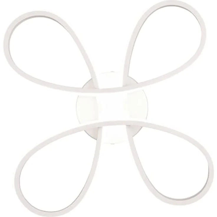 Trio Leuchten LED Deckenleuchte Fly 645610131, Metall Weiß matt, 22 Watt LED, Switch Dimmer, 2600 Lumen, 40x40 cm – Bild 2