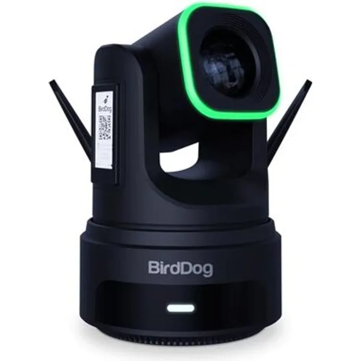 BirdDog X4 Ultra PTZ Kamera, 4K60 mit HALO-Tally-Licht, NDI-HX3, AI Tracking, schwarz