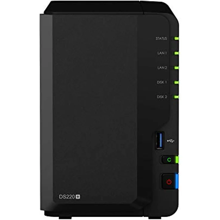 Synology DS220+ 2-Bay 4TB Bundle mit 2x 2TB Red Plus WD20EFZX (DS220+-4tPL) – Bild 2