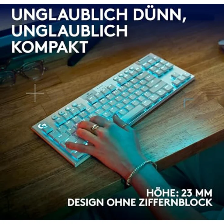 LOGITECH G915 X LIGHTSPEED TKL, Kabellose Gaming-Tastatur mit GL-Switches und Aluminium-Oberschale – Bild 11