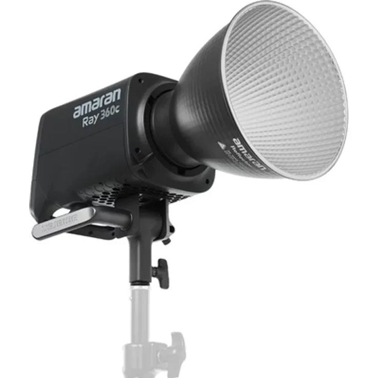 Amaran Ray 360c (EU), 360 W Full-Color COB LED-Punktstrahler mit Bowens Mount, IP54, 2.300-10.000 K Farbtemperatur, 12 Lichteffekte