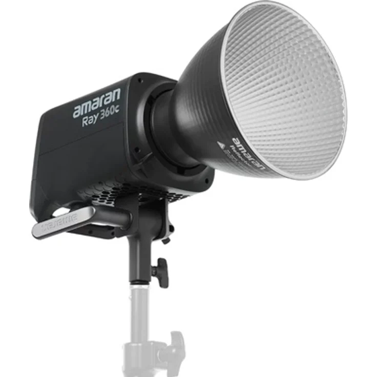 Amaran Ray 360c (EU), 360 W Full-Color COB LED-Punktstrahler mit Bowens Mount, IP54, 2.300-10.000 K Farbtemperatur, 12 Lichteffekte