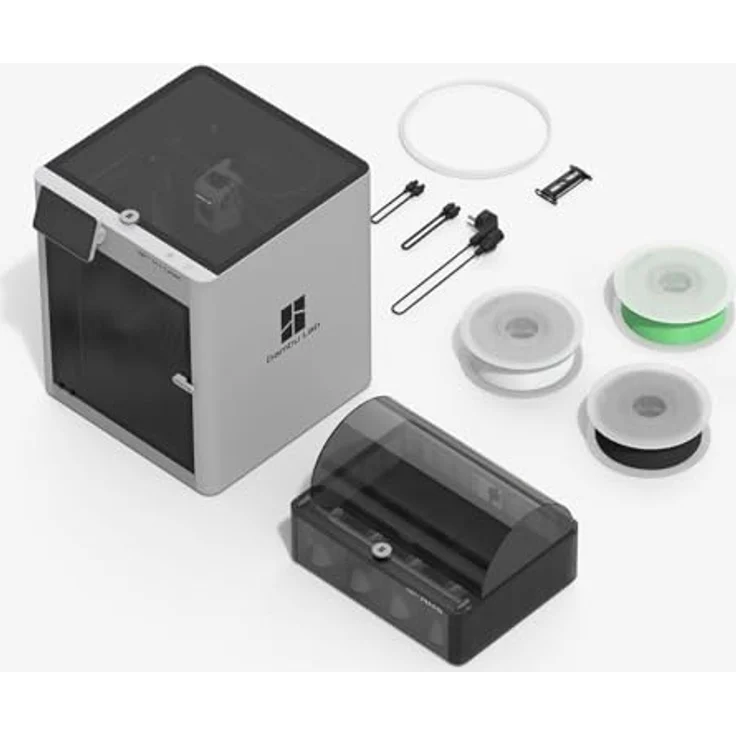 BAMBULAB Bambu Lab X1-Carbon + AMS (Combo) 3D-Drucker - X1CC, Bivolt, mit erweiterter Materialauswahl und Farbdruckoption bis zu 16 Farben – Bild 3