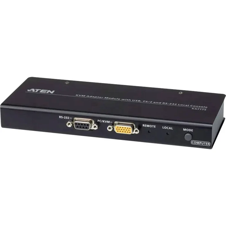 ATEN KA7174 KVM-Adaptermodul, USB/PS/2/RS-232 Konsole, unterstützt lokale Bedienung und Privileged Console Control