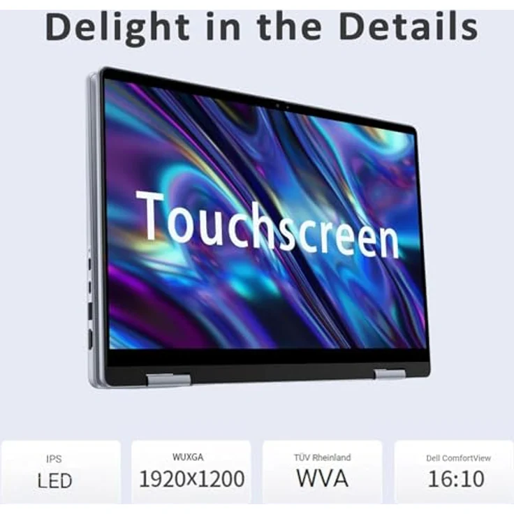 Dell Inspiron 16 7640 2-in-1 Laptop, 16 Zoll FHD+ Touchscreen, Intel Ultra 7 155H, 16GB RAM, 1TB SSD, 15h Akkulaufzeit, Fingerabdruck, Windows 11 – Bild 5