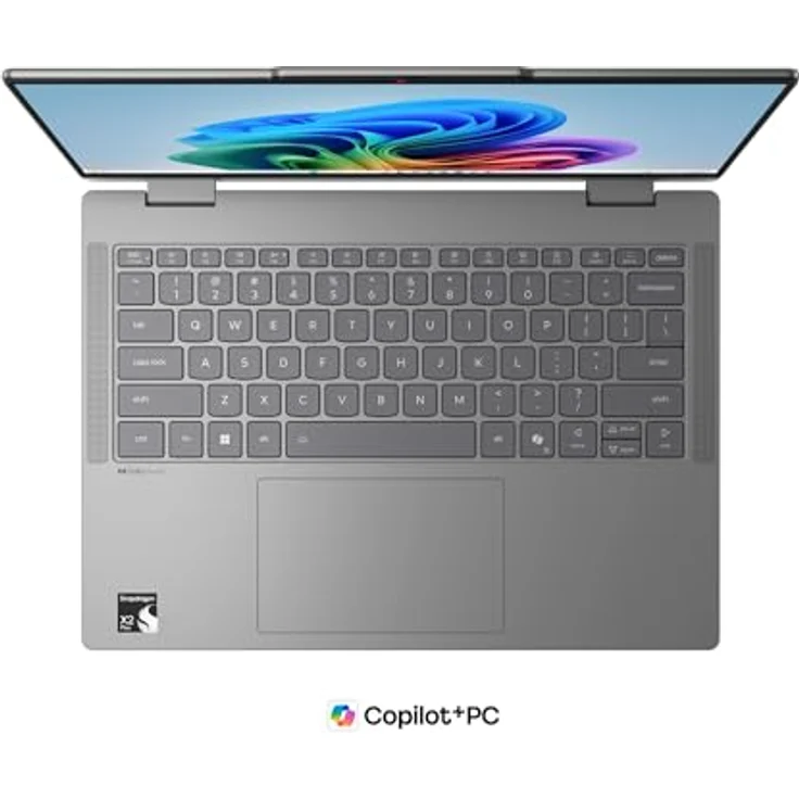 Lenovo IdeaPad 5 2-in-1 14Q8Y11, Copilot+ PC mit 14" OLED Touchscreen, Qualcomm Snapdragon X2 Plus, 16 GB RAM, 512 GB SSD, Luna Gray, Deutsch – Bild 16