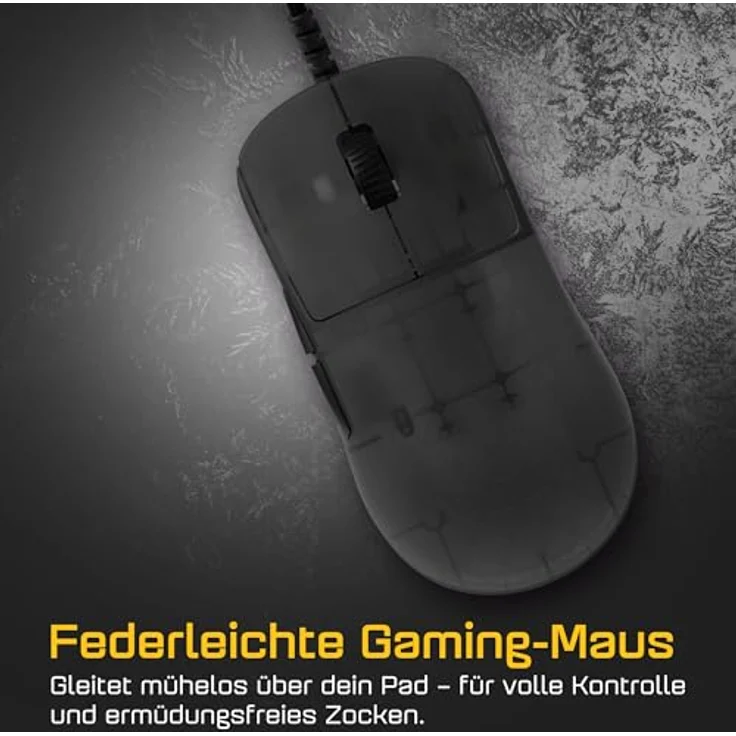 Endgame Gear OP1 8k v2 Gaming-Maus, kabelgebunden, 8.000 Hz Polling-Rate, PixArt PAW3950 Sensor, 30.000 CPI, Kailh GX Switches, ultraleicht mit 50 g, Dark Frost – Bild 6