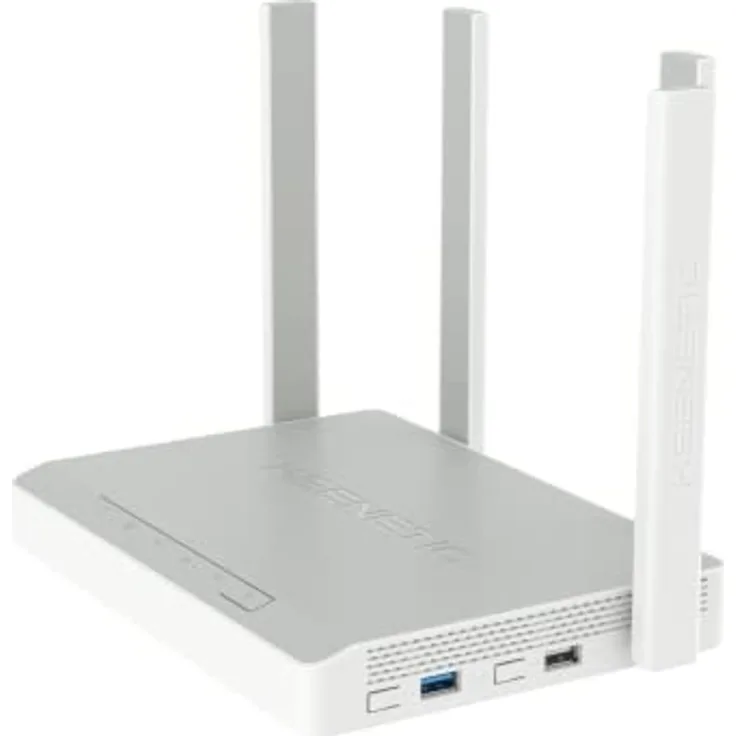 Keenetic Titan 2nd Generation AX3200 Mesh-WLAN-6-Multi-Gigabit-Router, Dual-Core-ARM-CPU, 5-Port-Gigabit- und 1-Port-2.5-Gigabit-Smart-Switch, USB-2.0- und USB-3.0-Ports