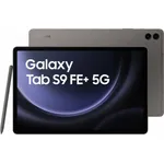 Samsung Galaxy Tab S9 FE+ Android-Tablet, Mit Stift (S Pen), Lange Akkulaufzeit, Simlockfrei ohne Vertrag, 5G, 128 GB, Grau