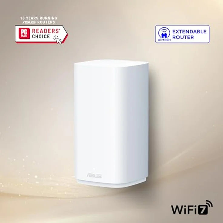 Asus ZenWiFi BD4 Outdoor WLAN Router, WiFi 7, bis zu 3600 Mbit/s, IP65 Wetterschutz, Dual 2.5G PoE-Ports, AiMesh, erweiterte Netzwerksicherheit – Bild 2