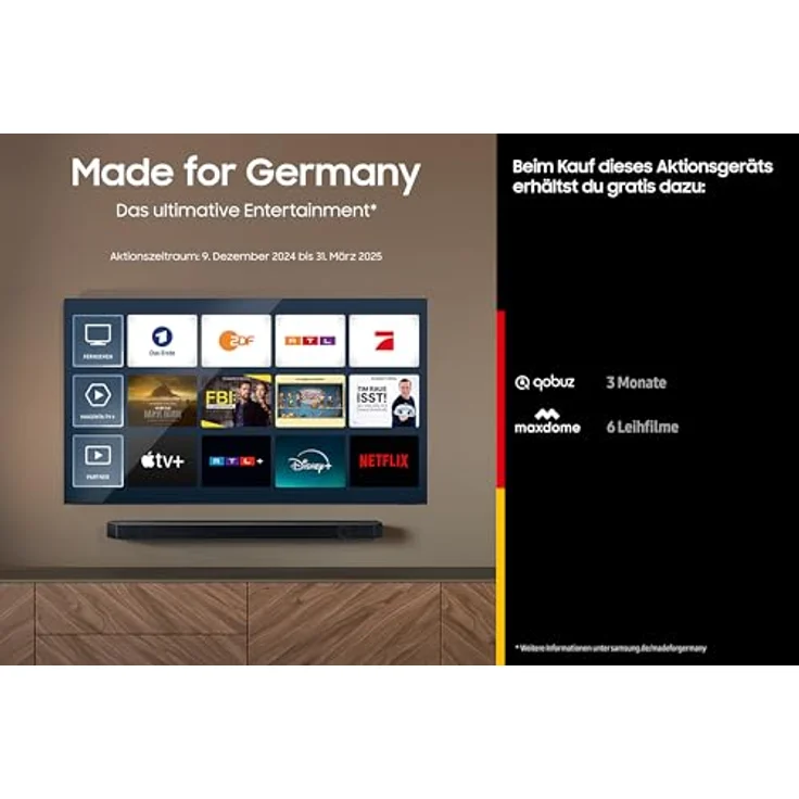 Samsung HW-S711GD/ZG (250 W, 3.1 Kanal), Soundbar, Weiss, Dolby Atmos und kabelloser Subwoofer – Bild 3