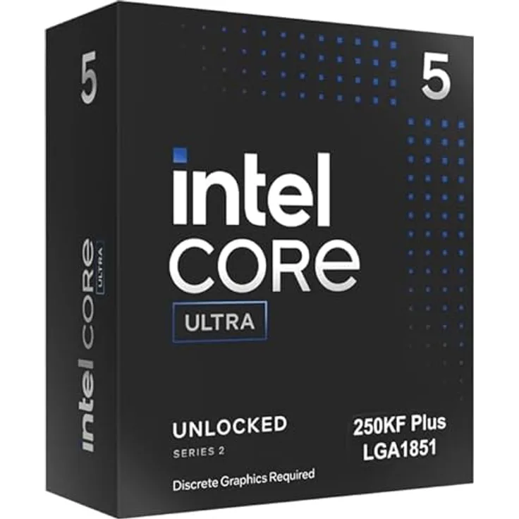 Intel® Core™ Ultra 5 250KF Plus, Prozessor mit 18 Kernen und 13 TOPs KI-Leistung
