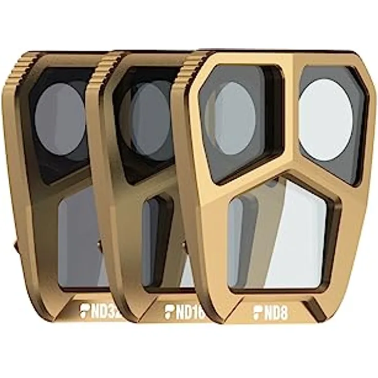 PolarPro - DJI Mavic 3 Pro - Shutter Kollektion - ND8, ND16, ND32 - Leichtes Aluminium - Cinema Series Glas