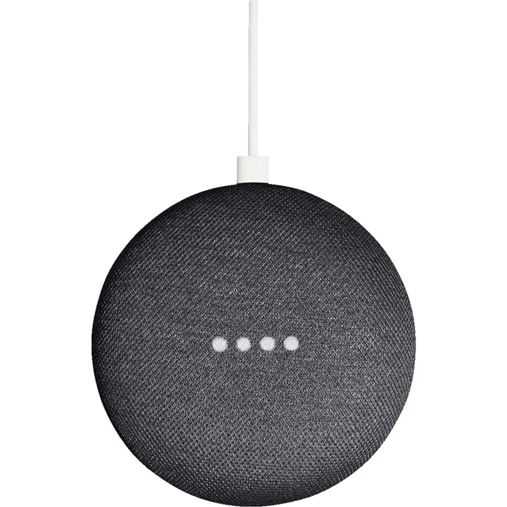Google Home Mini Sprachassistent Carbon/Anthrazit – Bild 1