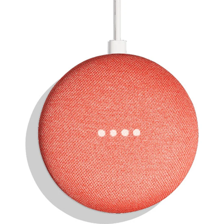 Google Home Mini Sprachassistent Koralle – Bild 3