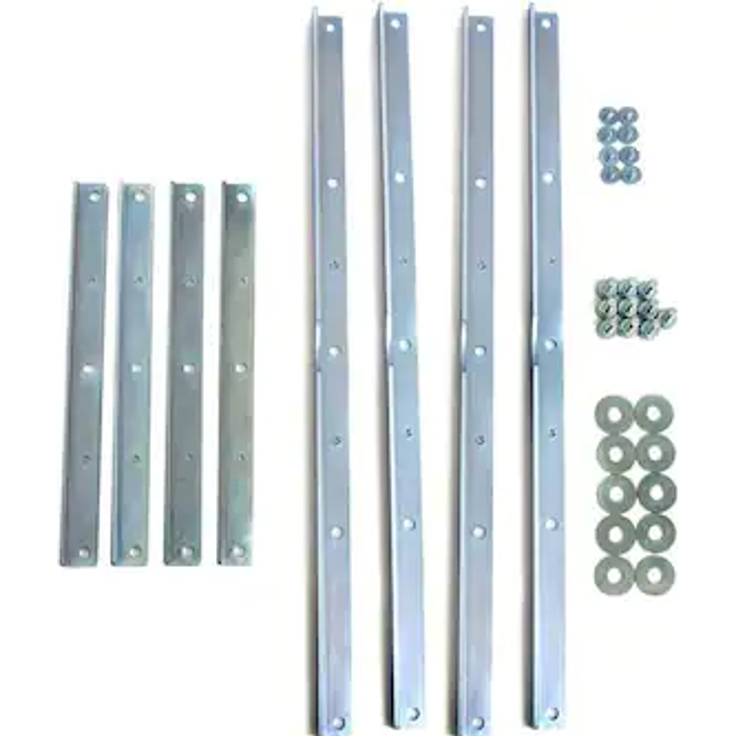 Ergotron Mounting Adapter Kit für Flachbildschirm | Bildschirmgröße: 55,9 cm (22 Zoll) bis 81,3 cm (32 Zoll) | max. 22,68 kg Traglast | Stahl | Silber